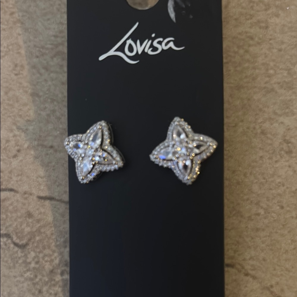 NWT Lovisa Silver Star Earrings
